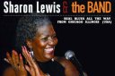 Sharon Lewis with The band