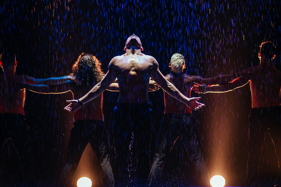 Шоу под дождем «Признание в любви»