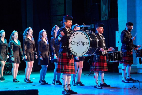 Ирландское шоу. Оркестр волынщиков City Pipes